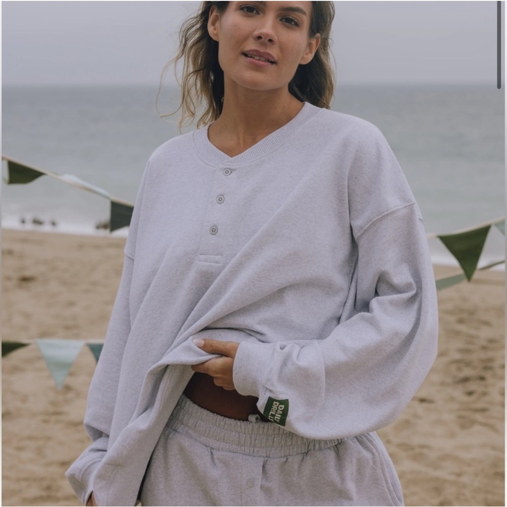 Daily Drills Henley Crewneck